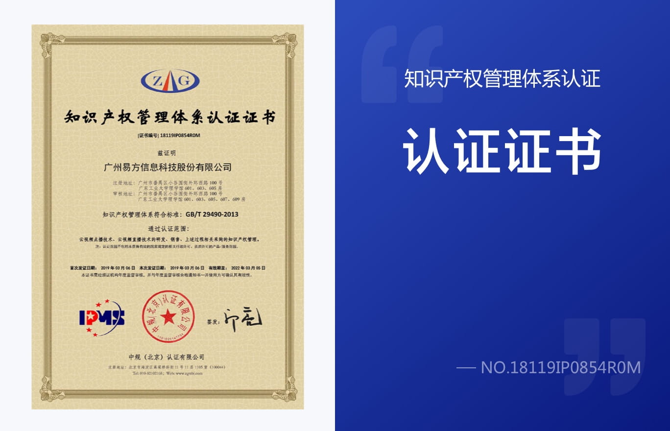 知识产权管理体系认证